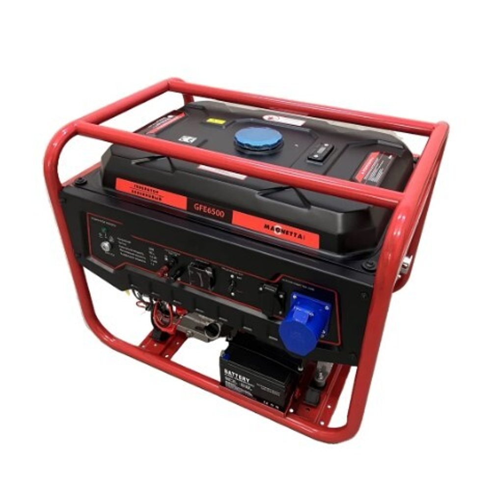 Magnetta, GFE6500, Бензиновый генератор 5 кВт, 220 В