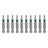 Бита Torx 10х50мм, сталь S2, шестигр., 10 шт. Gross — фото 1