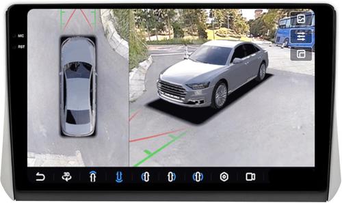 Магнитола для Mitsubishi Xpander, Xpander Cross (рамка 10) - FarCar BX10-360-7863-10 монитор 10.36" 2K QLED на Android 13, Быстрая, CarPlay, 4G SIM-слот, 4 камеры в комплекте