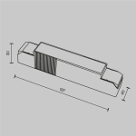 Источник питания TRIAC 38-50Вт IP20, PSL-TR40-950-1200mA. TM Maytoni