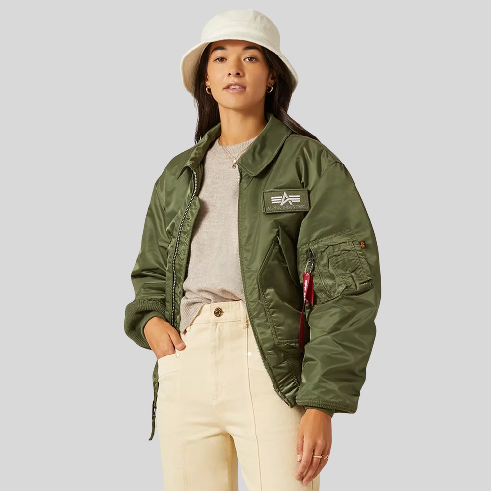 Куртка Alpha Industries CWU 45/P W Sage Green (Зеленая)