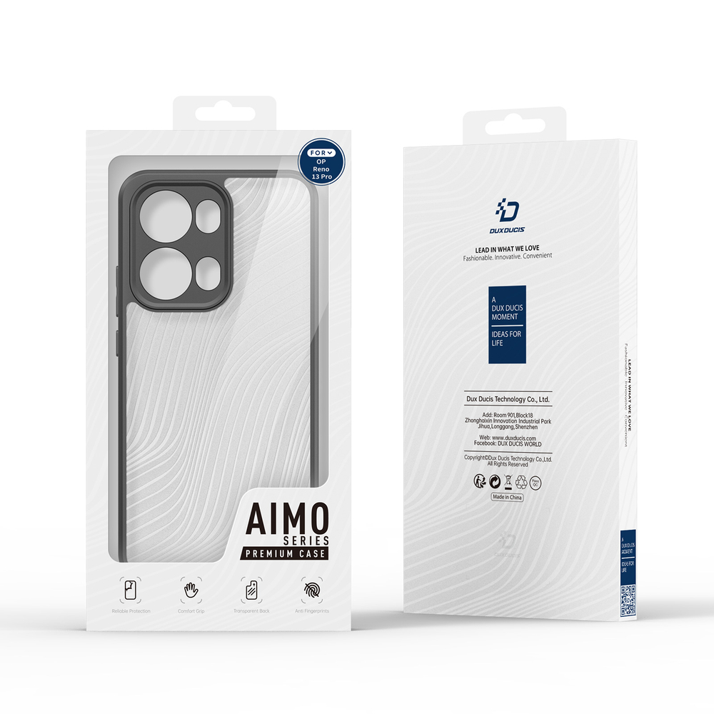 Прозрачный чехол для OPPO Reno13 Pro, серия Aimo Series от Dux Ducis