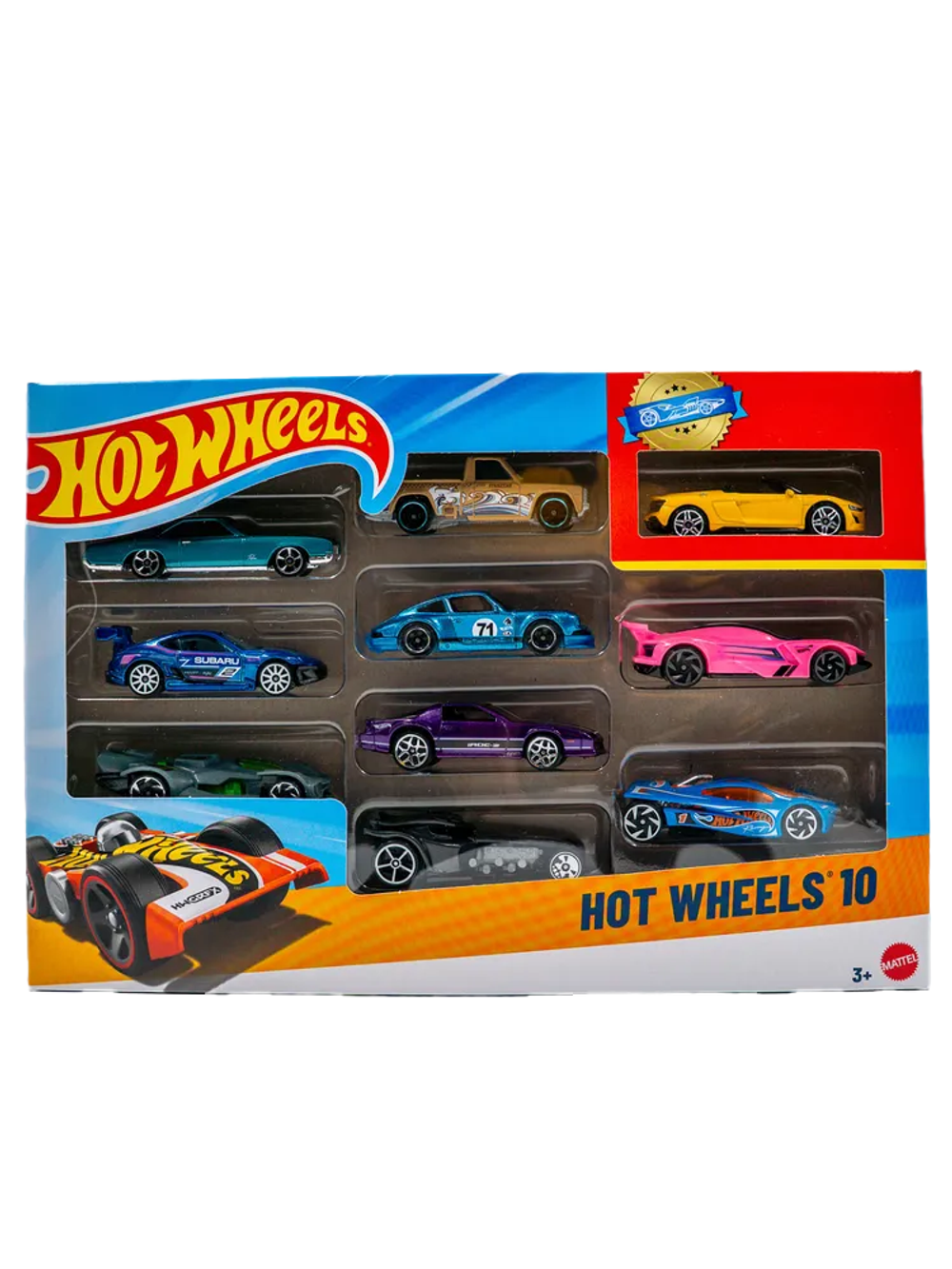 Набор машинок Хот Вилс 54886 10 машинок в наборе 1:64 | Hot Wheels 10 Car Pack | коллекционный из 10 автомобилей 1:64 3+