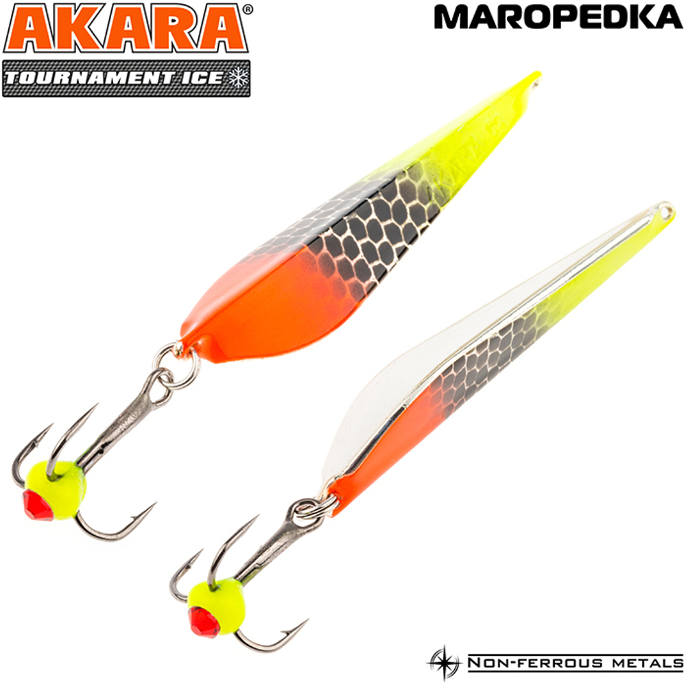 Блесна зимняя Akara Tournament Ice Maropedka 100 18 гр. 29/Sil