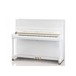 KAWAI K-300 WH/P - пианино, 122х149х61, 227 кг., банкетка (600), цвет белый полиров., механизм Mille