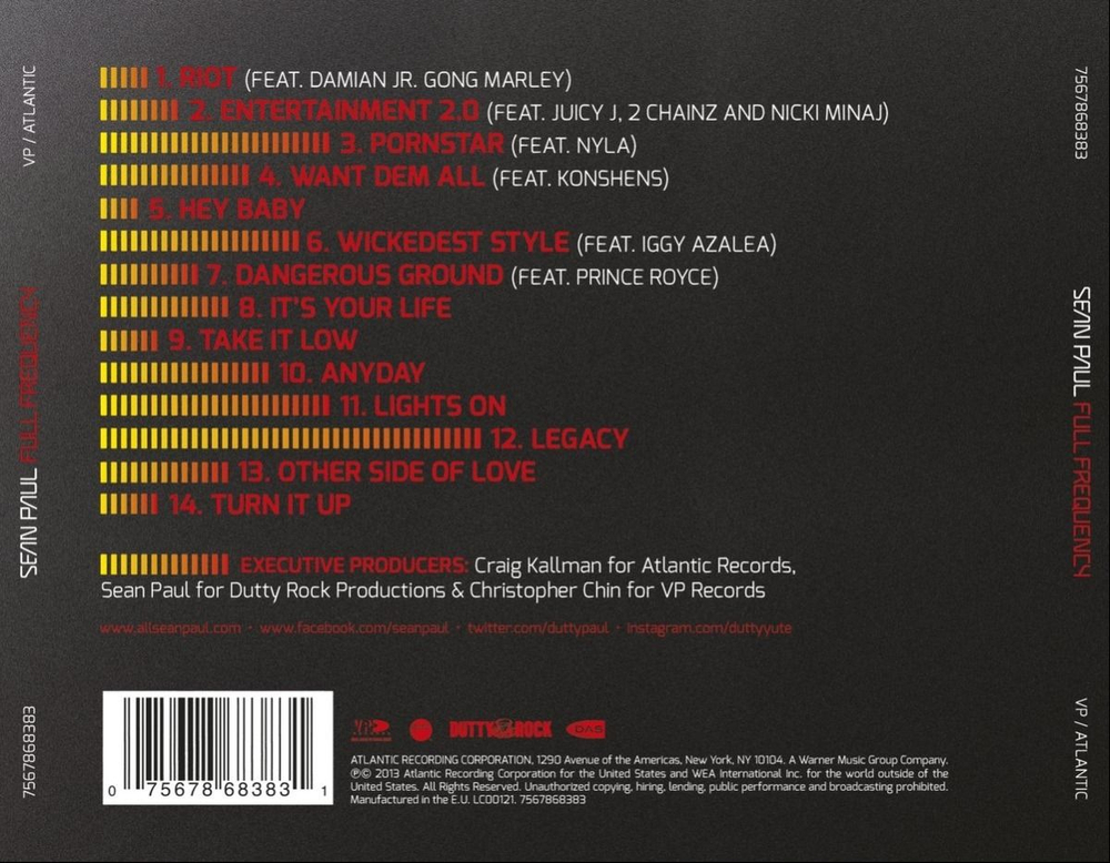Sean Paul — Full Frequency (CD)
