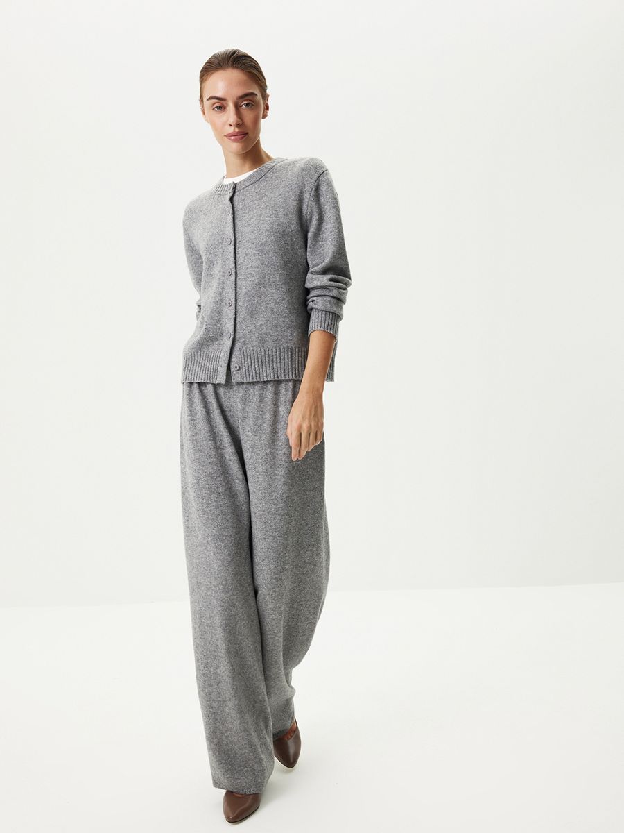 Вязаные брюки из кашемира и шерсти «Долгий завтрак»