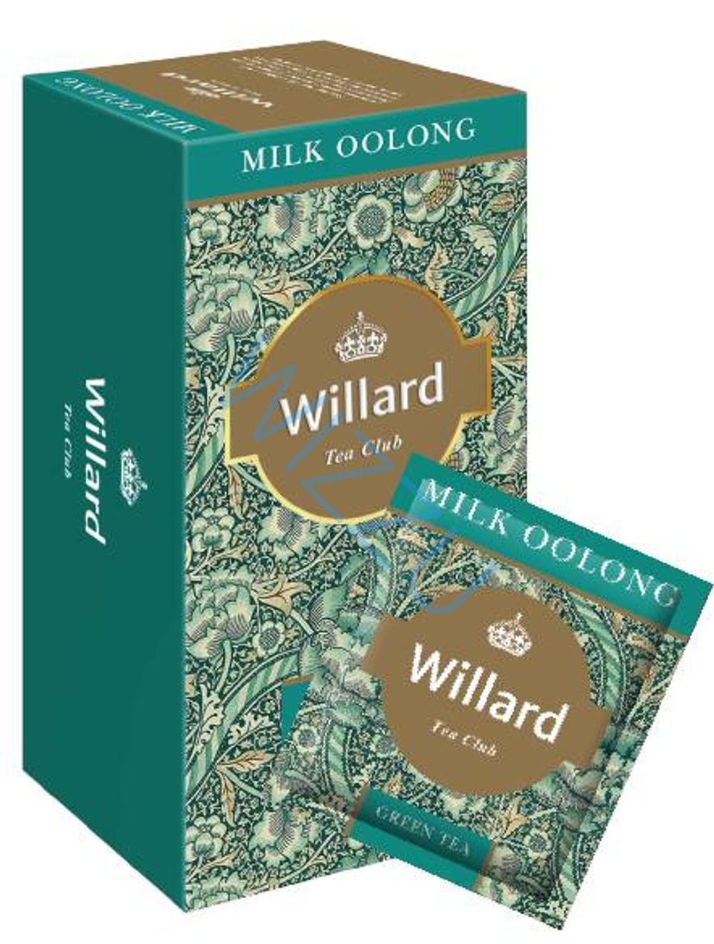 Чай зеленый китайский мелколистовой ароматизированный Milk Oolong ТМ Willard  25*2г конверт 1*17
