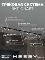 Комплект трековый Hesby Lighting Skylite No13 HSBL_kompl_S013_NI3B4K