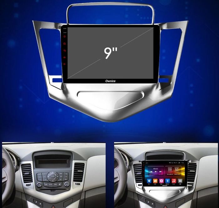 Магнитола для Chevrolet Cruze 2009-2012 - Kuberg OL-9222 IPS, Android 10, 4G SIM-слот