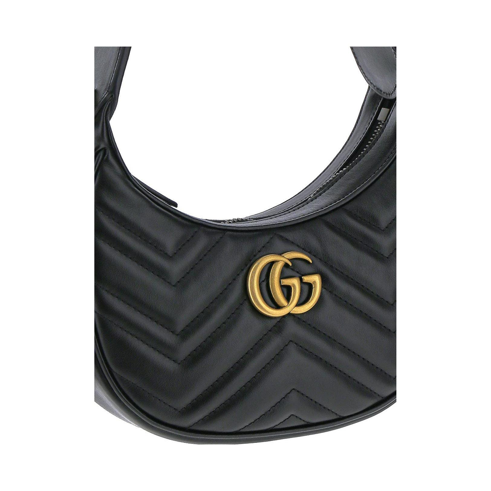 GUCCI Women"s GG Marmont Half Moon Shoulder Bag