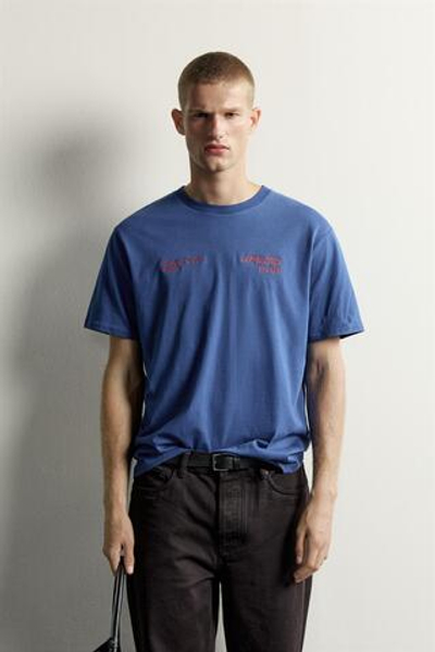 ФУТБОЛКА С КОМБИНИРОВАННОЙ ВЫШИВКОЙ — ZARA