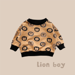 Свитшот Lion Boy (охра + львы)