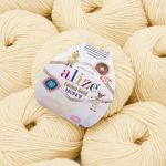 Пряжа Alize (Ализе) Cotton Gold Hobby New / уп.10 мот. по 50 г, 165 м, 67 молочно-бежевый