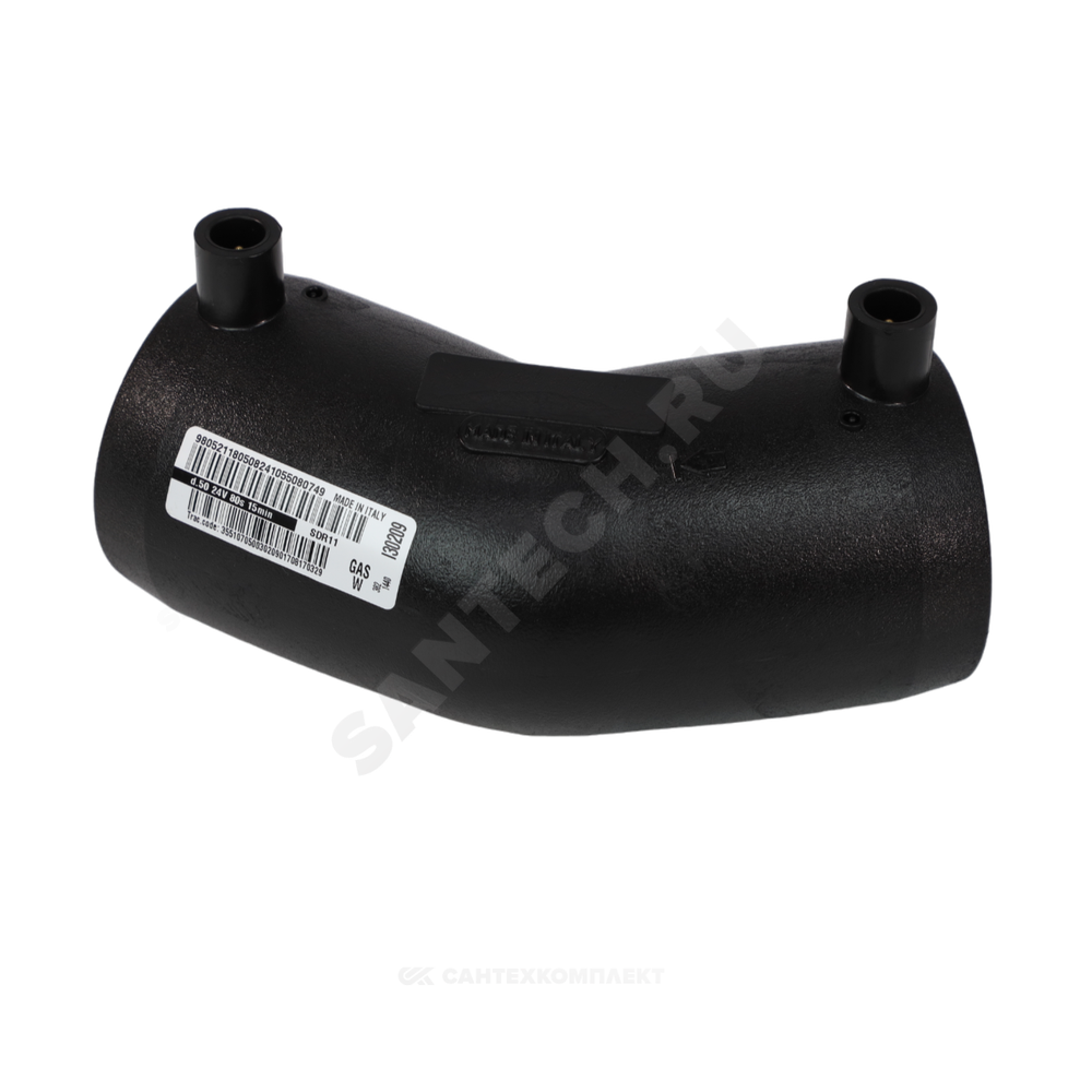 Отвод электросварной ПЭ100 Дн 75х90гр Ру16 SDR11 SMART JOINT EFL975A