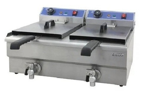 Фритюрница Airhot EF16+16 с краном