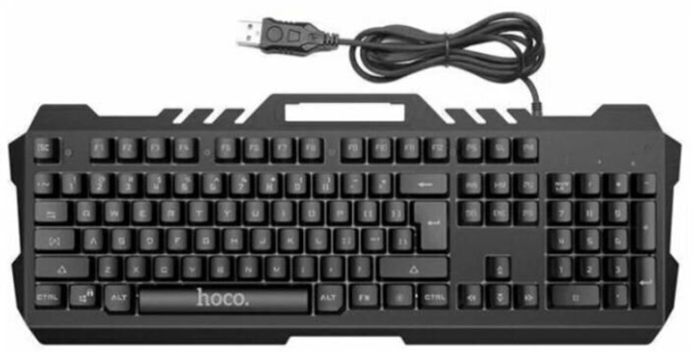 Комплект игровая мышь + клавиатура проводная hoco Dl16