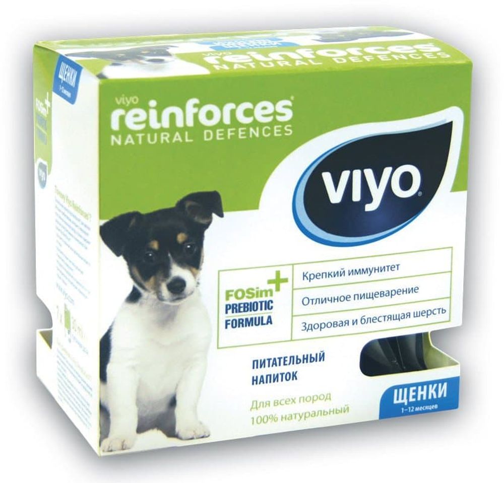 VIYO Reinforces Dog Puppy пребиотический напиток для щенков 7х30 мл VIYO Reinforces Dog Puppy пребиотический напиток для щенков 7х30 мл
