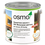 Защитное масло с УФ - фильтром Osmo 427 цветное прозрачное Дуглазия 2,5 л сдерживает рост синей гнили, плесени, грибков UV-Schutz-Ol Farbig для наружных работ Osmo-427-2,5 11600069