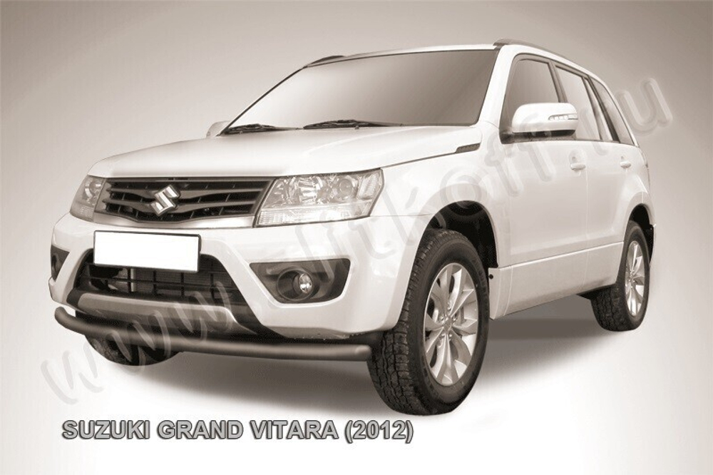 Защита переднего бампера Suzuki Grand Vitara (2012-2015) d57 черная