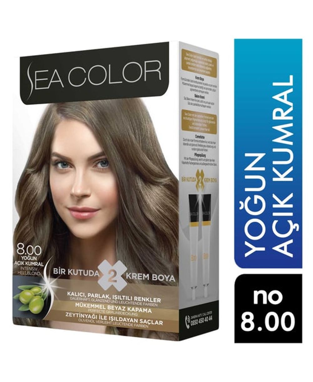 Краска для волос Sea Color Светло-Русый 8.0