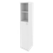 Стайл Шкаф высокий узкий левый Л.СУ-1.6 (L) 412*410*1980