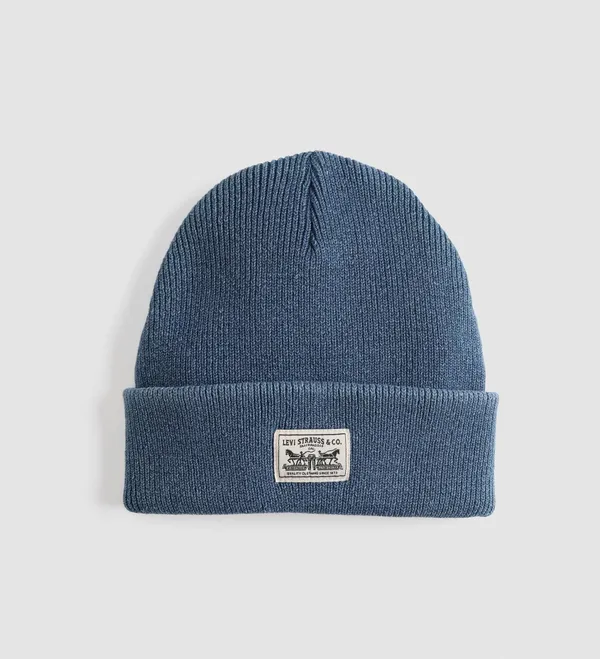 Шапка LEVI'S BACKPATCH BEANIE DUSKY INDIGO