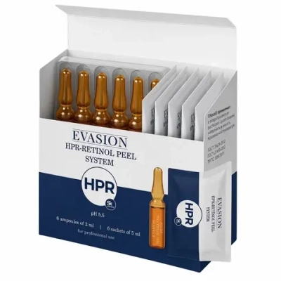 HPR Retinol Peel System Evasion | Ночной желтый пилинг нового поколения с HPR-ретинолом