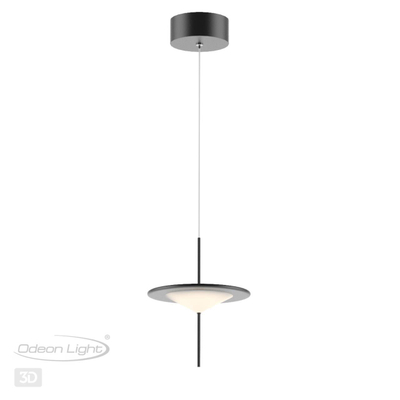 5012/10L L-VISION ODL23 389 черный/белый матовый металл/акрил Подвес LED 10W 3000K STEKA