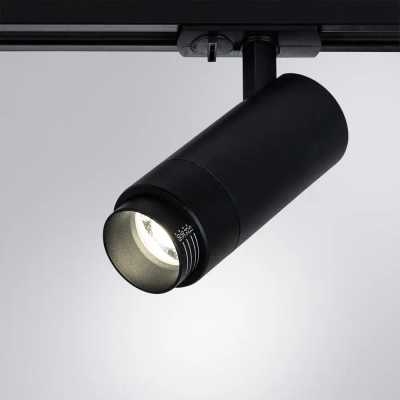 Трековый светильник Arte Lamp MERAK A3530PL-1BK, 1хLED