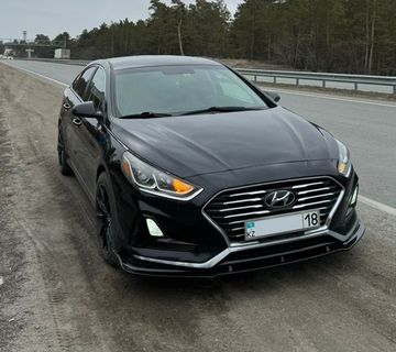 Сплиттер переднего бампера Hyundai Sonata LF 2017-2019