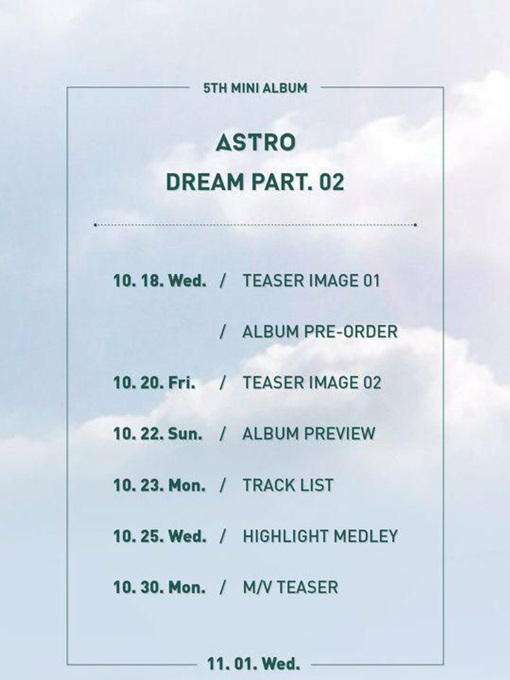 Альбом Astro - Dream Part.02 5th Mini Album WISH Version