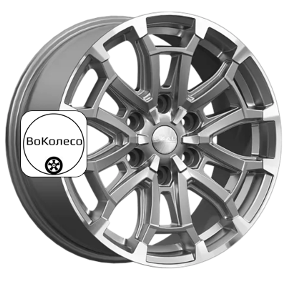 8x18/6x139,7 ET42 D75,1 Авилис (КЛ374) Алмаз графит СКАД