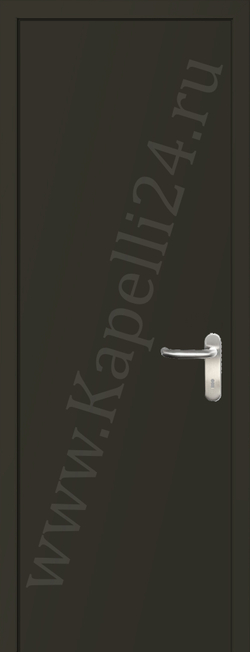 Дверь влагостойкая пластиковая KAPELLI multicolor ДГ RAL 6022 Коричнево-оливковый + коробка