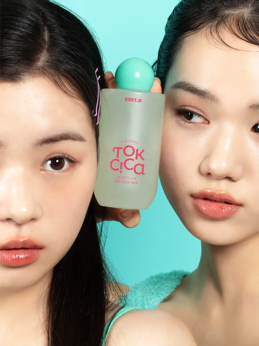Edit.B Успокаивающая гелевая эссенция с центеллой и пробиотиками Calming Tok Cica Heartleaf Gel Essence 50 мл