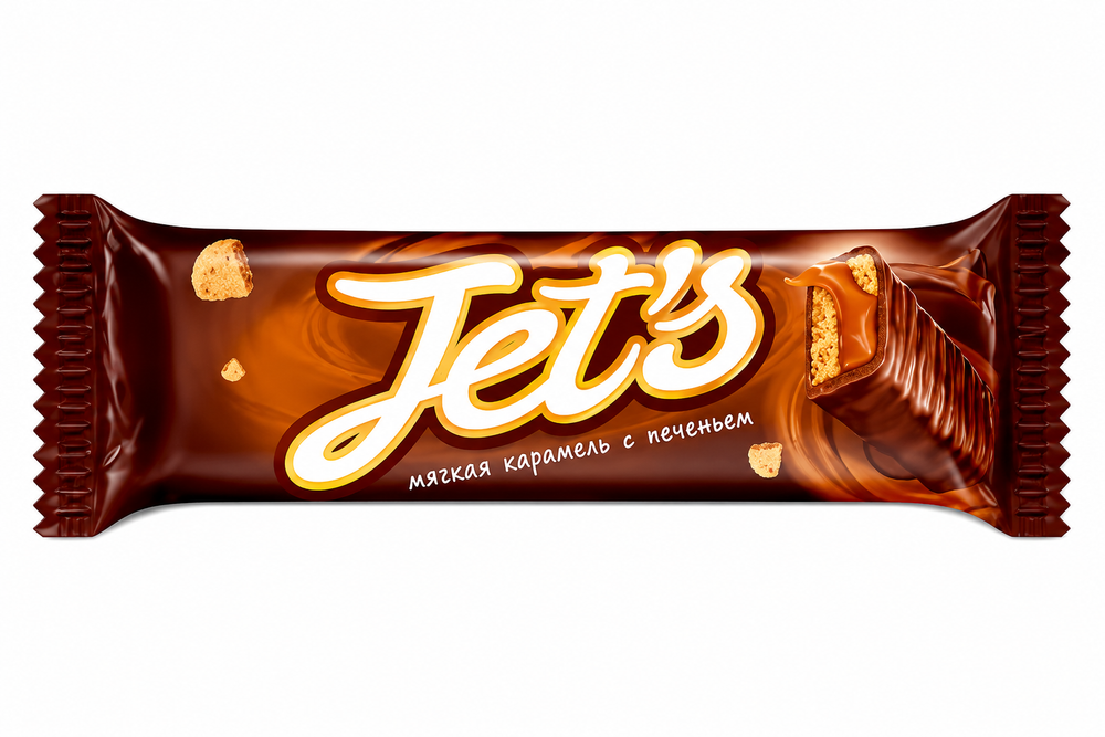 Батончик шоколадный Jets Яшкино, 18 шт по 42 г