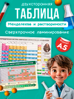 Таблица Менделеева плакат в тетрадь обучающий А5