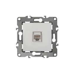 Розетка ЭРА Серия 12 12-3107-02 информационная RJ45 IP20 слоновая кость | Эра 12