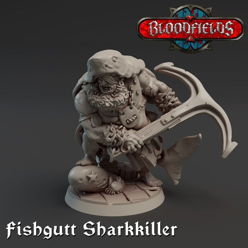 Огр Воин Паладин Варвар Файтер Рыцарь миниатюра для dnd, днд, pathfinder, фентези, Настольная игра, НРИ, Варгейм, РПГ