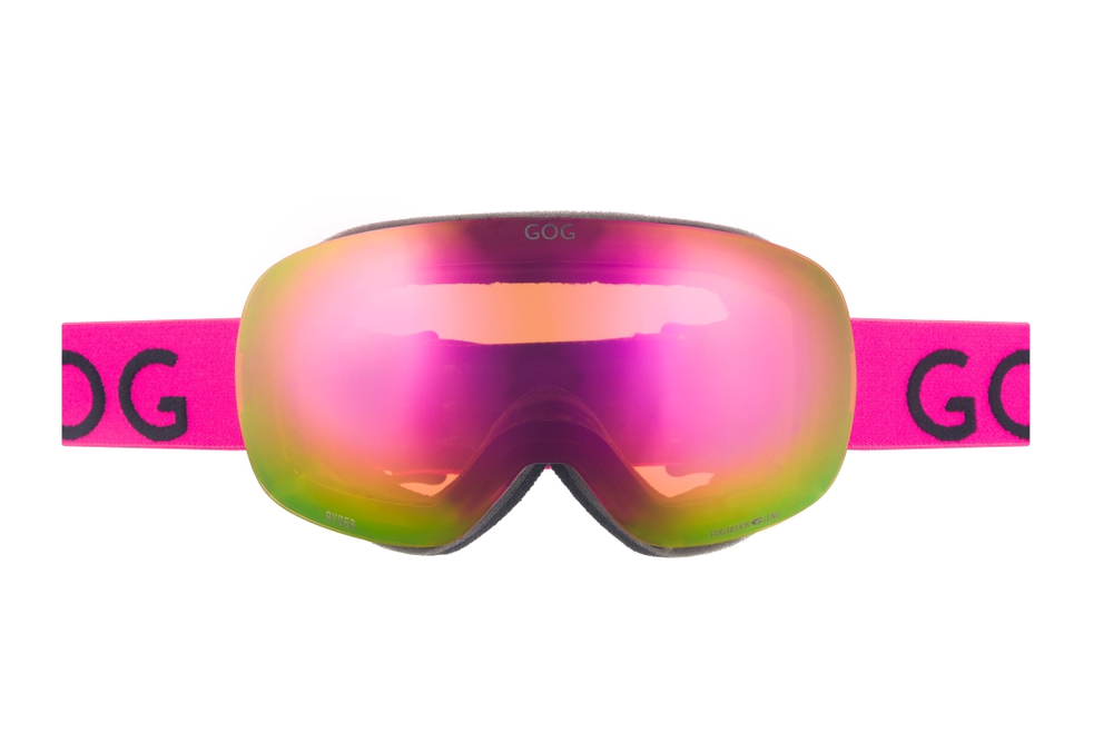 Горнолыжная маска GOG Ryder / Matt Black / Reflex Pink