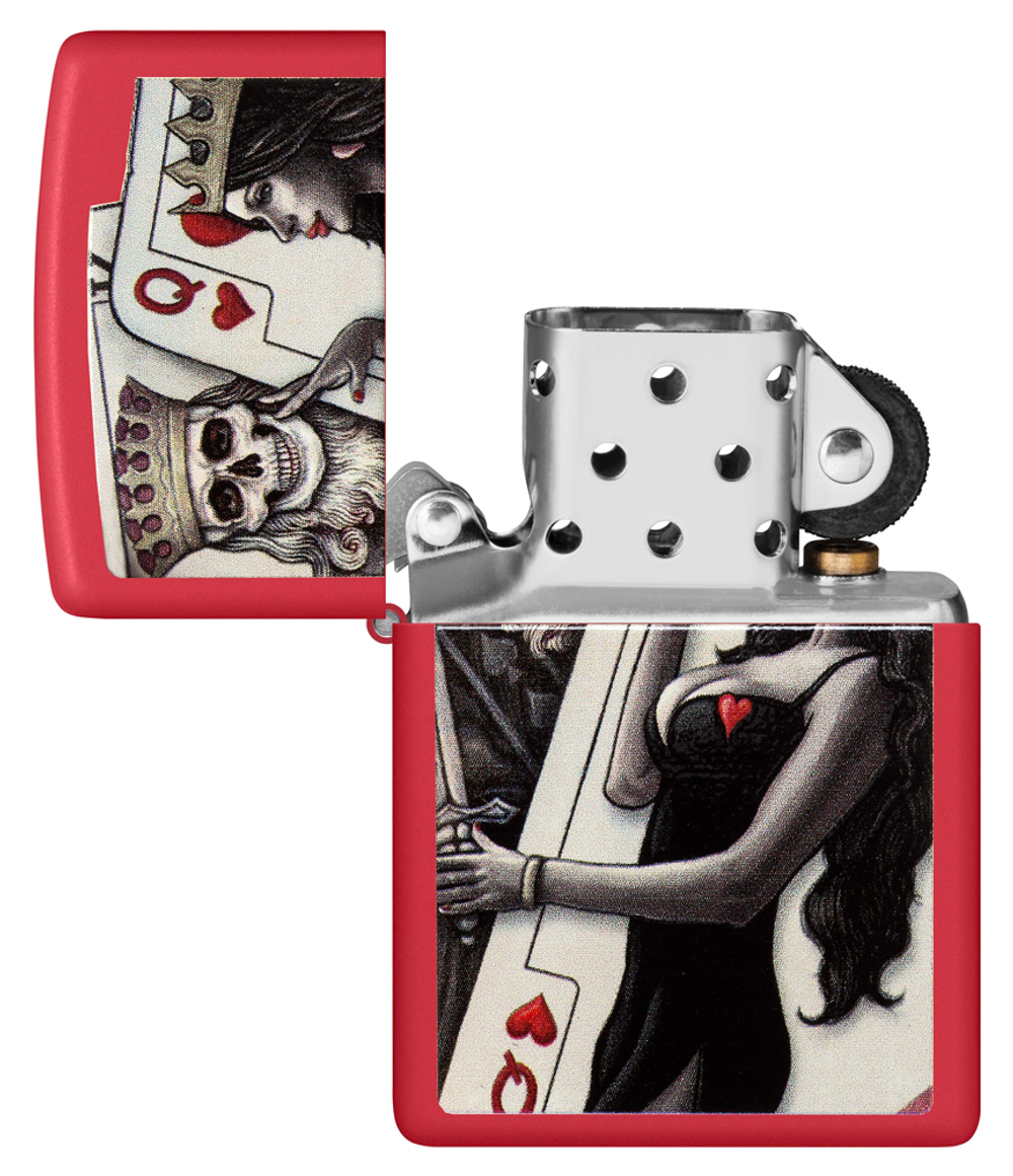 Зажигалка Skull King Queen Beauty Zippo 48624