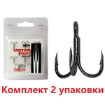 Крючки для рыбалки Saikyo тройные 6063-1X-CP R