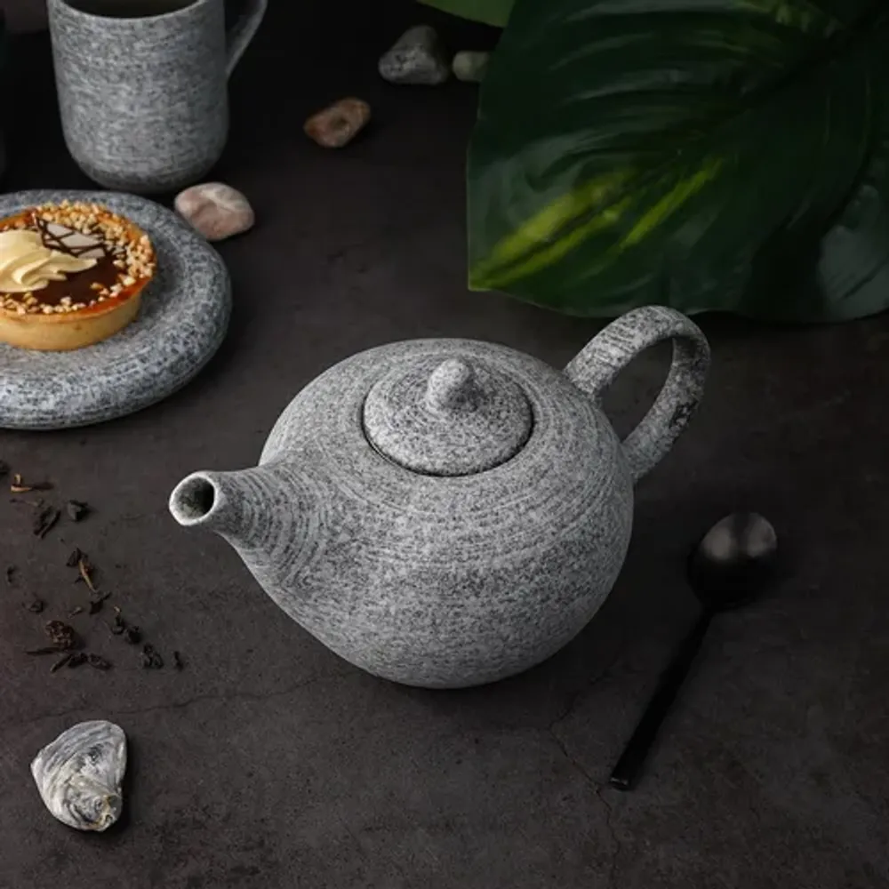 Чайник 830 мл с ситом d 13,4 см h12 см Stone Untouched Taiga P.L. Proff Cuisine [1]