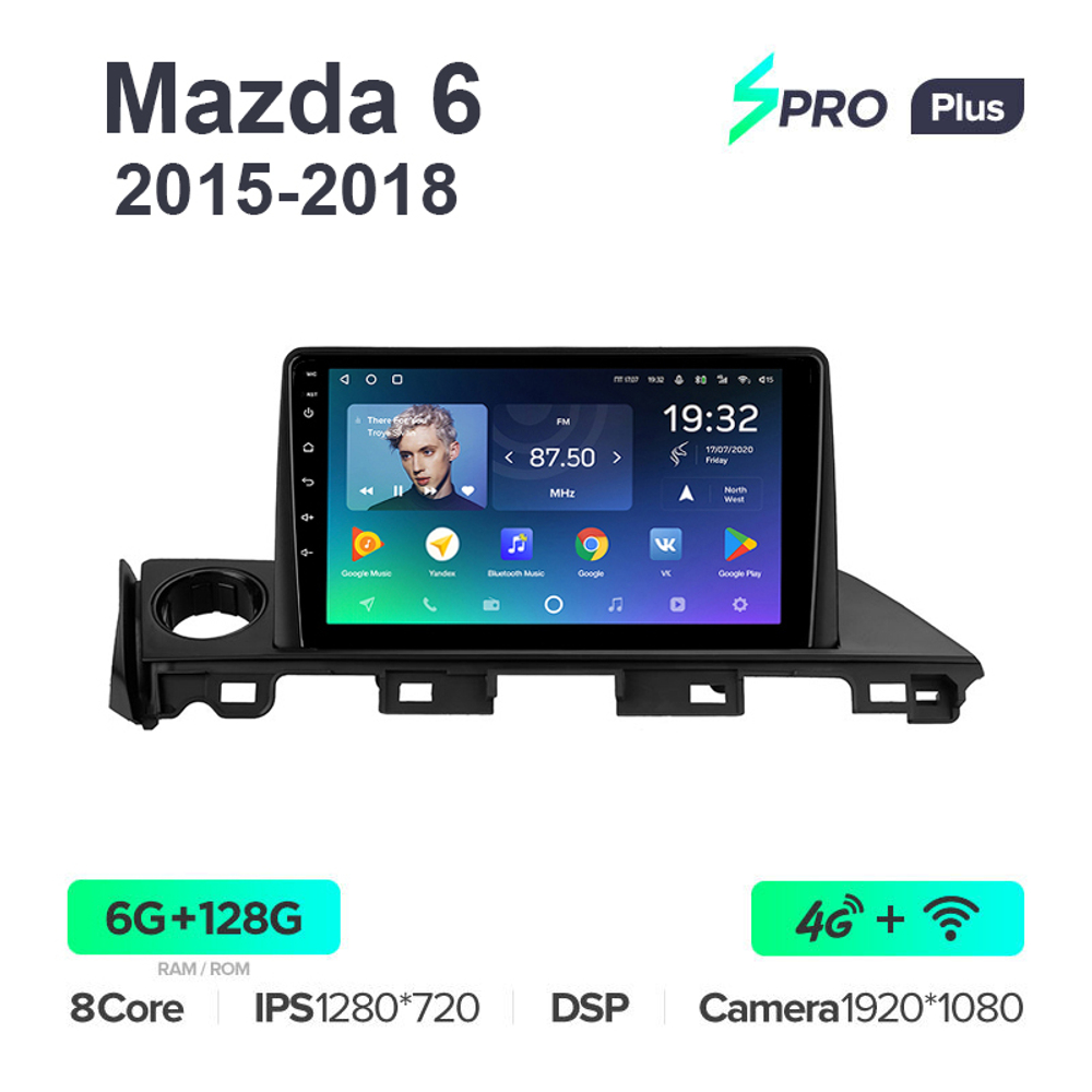 Teyes SPRO Plus 9"для Mazda 6 2015-2018