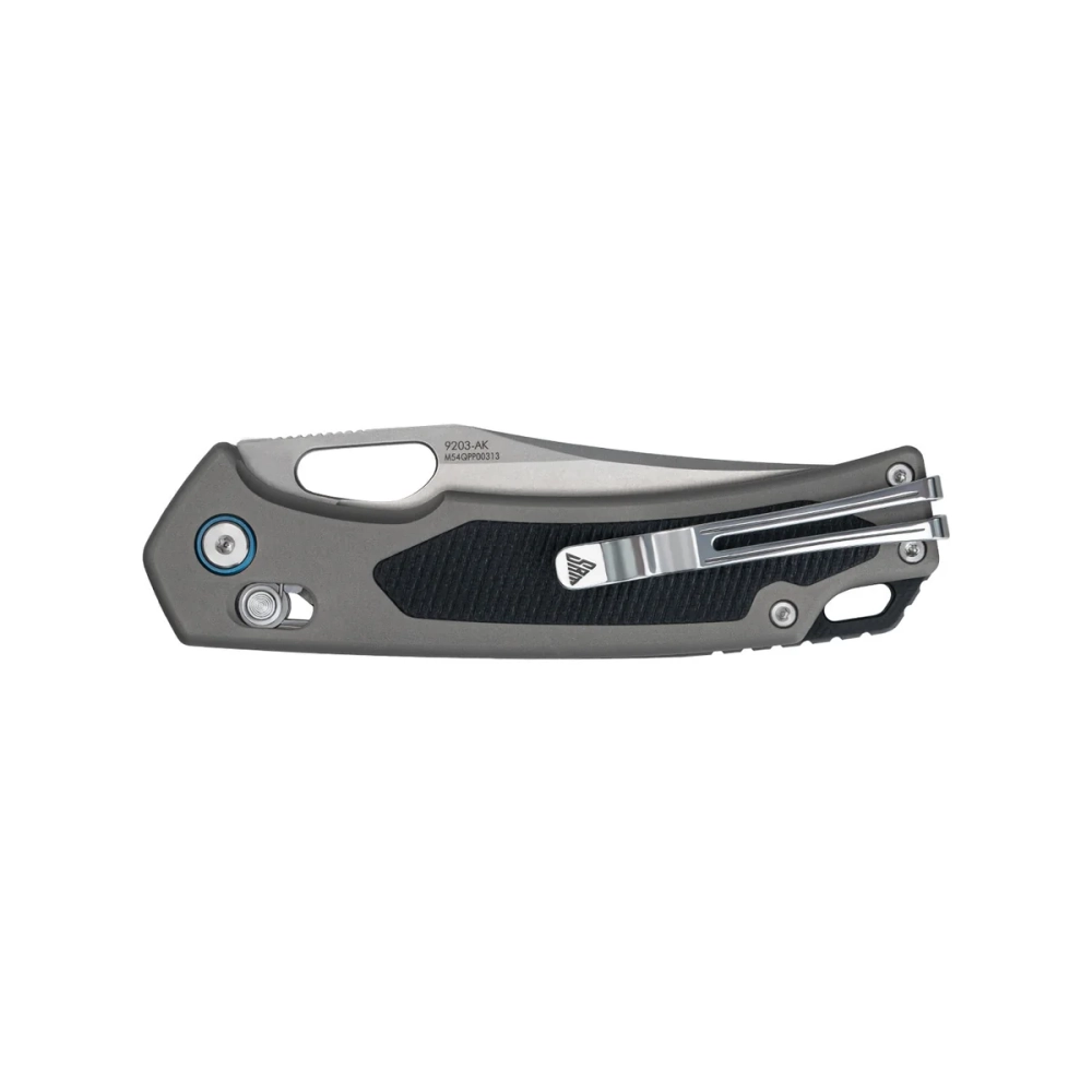 Нож складной SRM 9203-AK Retriever Beadblast (140Cr Laminated, Grey Aluminum/Black G10)