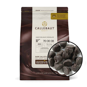 Шоколад Barry Callebaut 70,4% горький в галетах 100 гр