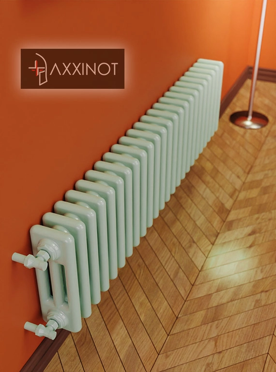 Axxinot Sentir 3020 - трехтрубный трубчатый радиатор высотой 200 мм, боковое подключение, палитра RAL