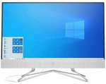 Моноблок HP 24-df0033ur. Конфигурация: Intel Pentium Silver J5040 2 ГГц/4 ГБ/256 ГБ SSD/Intel UHD Graphics 605/Windows 10 Домашняя/23.8"/1920х1080 пикс.