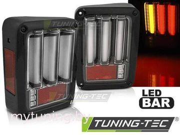 Фонари задние CHRYSLER JEEP WRANGLER JK 07-18 LED BAR BLACK