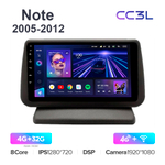 Teyes CC3L 9"для Nissan Note 2005-2012